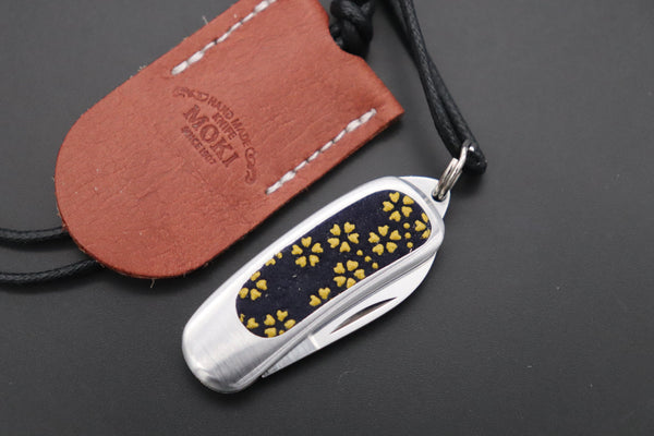 MOKI HM-200/15 "2023 Limited Edition"MINI PENDANT Knife (印伝 - INDEN)