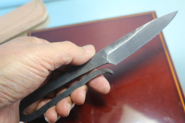 Motoharu Sano MS-100  Hammer Forged EDC Utility knife by Blacksmith Motoharu - japaneseknifedirect.mom