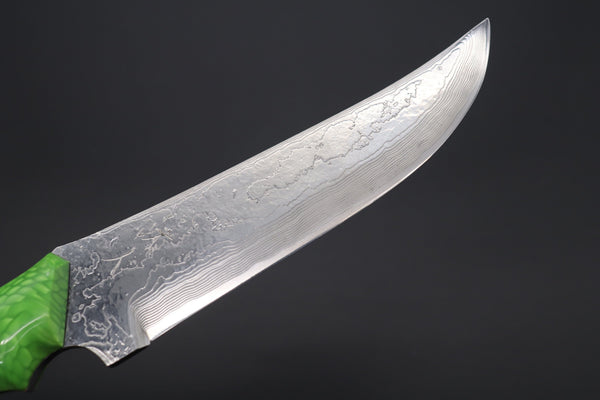 Mr. Asanuma TA-3 Damascus Bowie Knife "JUMA-TWO-TONE Custom Handle" - japaneseknifedirect.mom