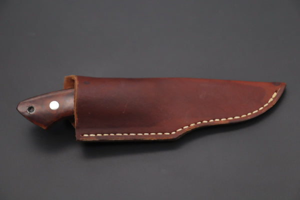 Mr. Itou  IT-860 Drop Point Hunter, 3.5" R2 Damascus Blade, Premium Desert Ironwood Handle