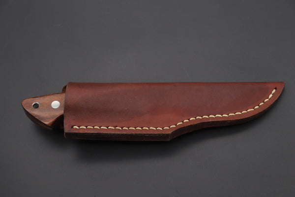 Mr. Itou  IT-870 Drop Point Hunter, 3.6" R2 Damascus Blade, Premium Desert Ironwood Handle