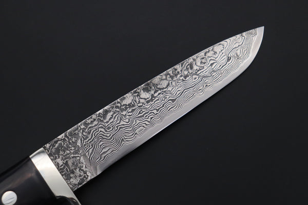 Mr. Itou  ITH-170A  "Treasure Hunter Series" Custom R2 Damascus 5" Drop-point Hunter, Hybrid Handle - japaneseknifedirect.mom