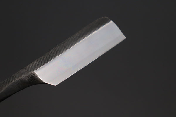 Mr. Tomida TR-1 Black Forged Traditional Razor - japaneseknifedirect.mom
