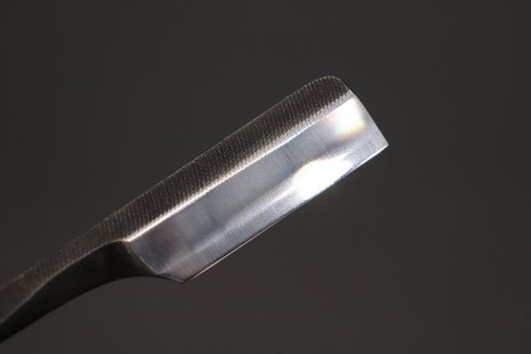 Mr. Tomida TR-1 Black Forged Traditional Razor - japaneseknifedirect.mom