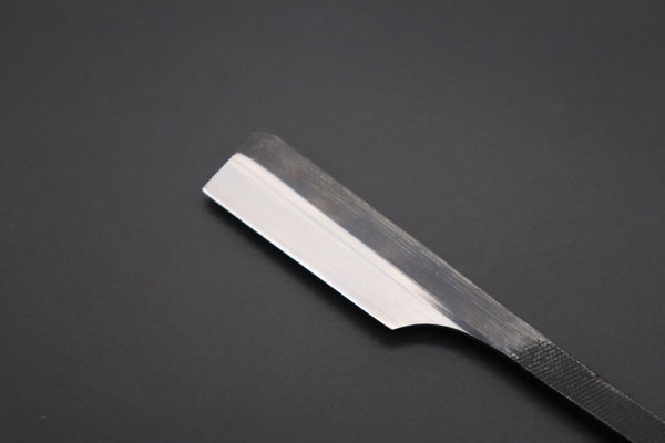 Mr. Tomida TR-1 Black Forged Traditional Razor - japaneseknifedirect.mom