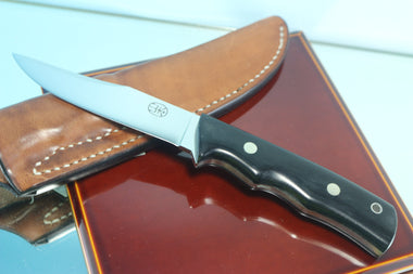NOBUAKI YAMAMOTO NY-65  Clip point Hunter, 4-1/4" VG-10 Mirror Polished Hamaguri-ba Blade