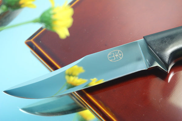 NOBUAKI YAMAMOTO NY-65  Clip point Hunter, 4-1/4" VG-10 Mirror Polished Hamaguri-ba Blade