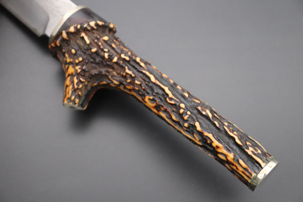 Nobutaka Ohta NO-11 Blue Steel No.2 Damascus Custom Premium TANTO V