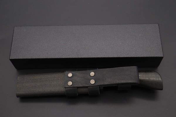 Nomura Kenta  NKE-1 "Black Samurai I" White Steel No.2 Damascus