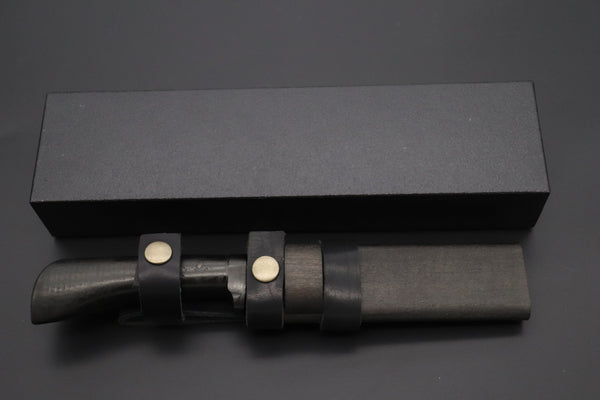 Nomura Kenta  NKE-1 "Black Samurai I" White Steel No.2 Damascus
