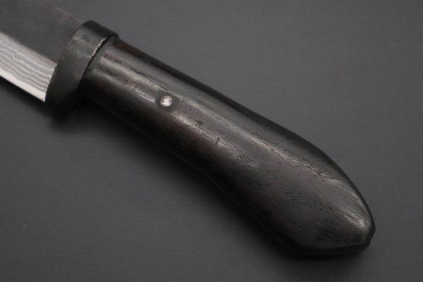 Nomura Kenta  NKE-3 "Black Samurai III" White Steel No.2 Damascus