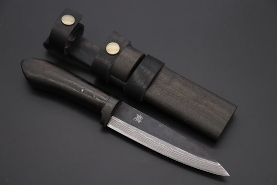 Nomura Kenta  NKE-3 "Black Samurai III" White Steel No.2 Damascus