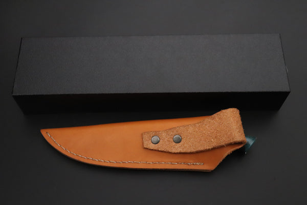 Nomura Kenta  NKE-5 "Gold Hunter" R-2 Damascus - japaneseknifedirect.mom