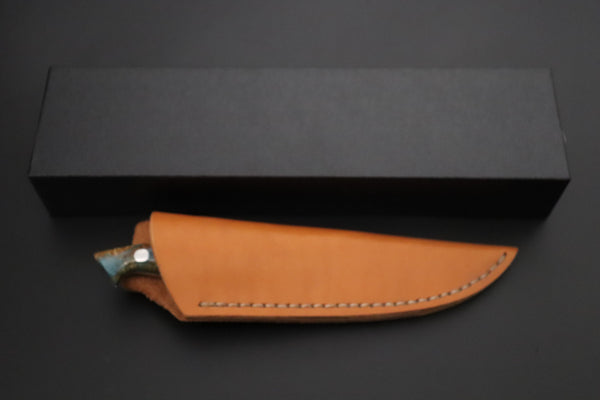 Nomura Kenta  NKE-5 "Gold Hunter" R-2 Damascus - japaneseknifedirect.mom