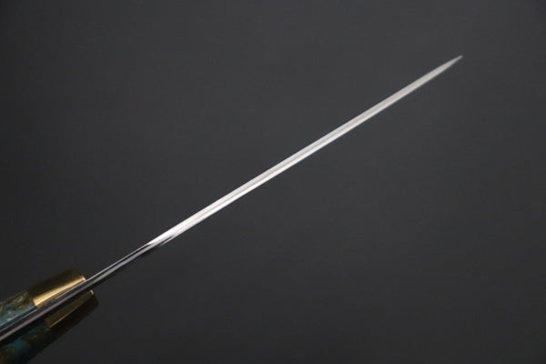 Nomura Kenta  NKE-5 "Gold Hunter" R-2 Damascus - japaneseknifedirect.mom