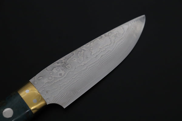 Nomura Kenta  NKE-5 "Gold Hunter" R-2 Damascus - japaneseknifedirect.mom