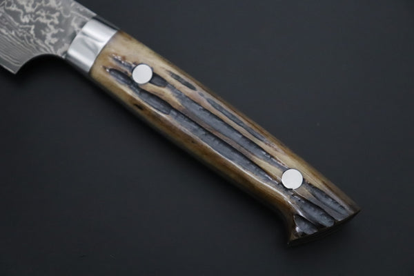 Nomura Kenta NKE-7 R-2 Custom Black Damascus Wild Carving Knife  200mm (7.8 Inch) - japaneseknifedirect.mom
