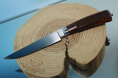 Ritsu Maruyama RM-50  "ELEMENTARY BOWIE" ATS-34 Premium steel blade - japaneseknifedirect.mom