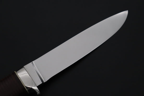 Seiji Yanagiba YS-30 Custom Outdoor Utility (OU-31 Mono Steel) - japaneseknifedirect.mom