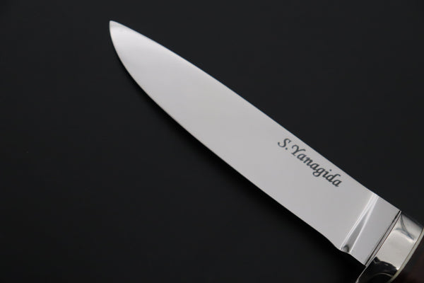 Seiji Yanagiba YS-30 Custom Outdoor Utility (OU-31 Mono Steel) - japaneseknifedirect.mom