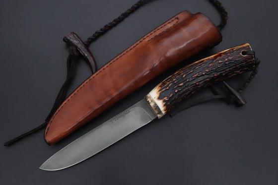 Seiji Yanagiba YS-40 Custom Wild Utility (D-2 Mono Steel) - japaneseknifedirect.mom