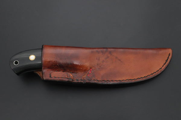 Seiji Yanagiba YS-51 Custom Outdoor Hunter (OU-31 Mono Steel) - japaneseknifedirect.mom