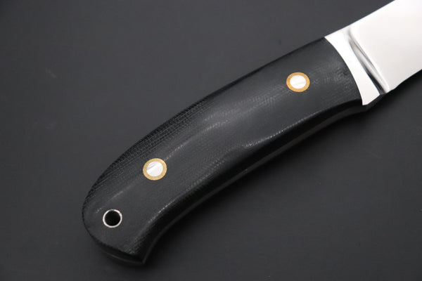 Seiji Yanagiba YS-51 Custom Outdoor Hunter (OU-31 Mono Steel) - japaneseknifedirect.mom