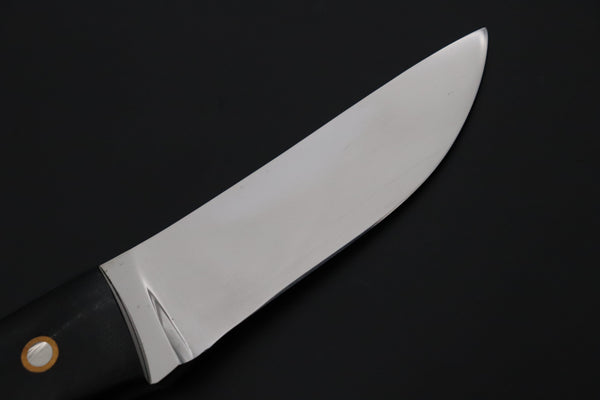 Seiji Yanagiba YS-51 Custom Outdoor Hunter (OU-31 Mono Steel) - japaneseknifedirect.mom