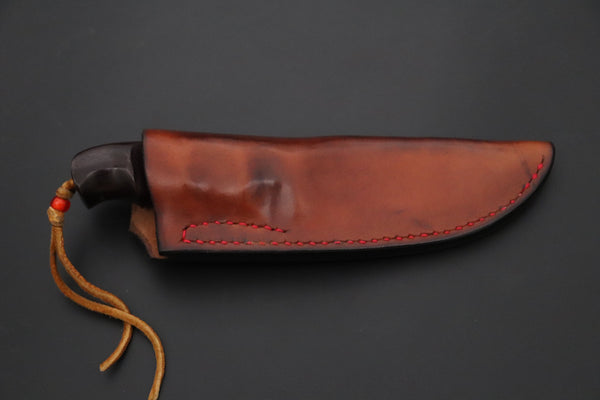Seiji Yanagida YS-46 Custom Outdoor Stubby V (ZDP-189 Mono Steel) - japaneseknifedirect.mom