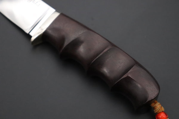 Seiji Yanagida YS-46 Custom Outdoor Stubby V (ZDP-189 Mono Steel) - japaneseknifedirect.mom