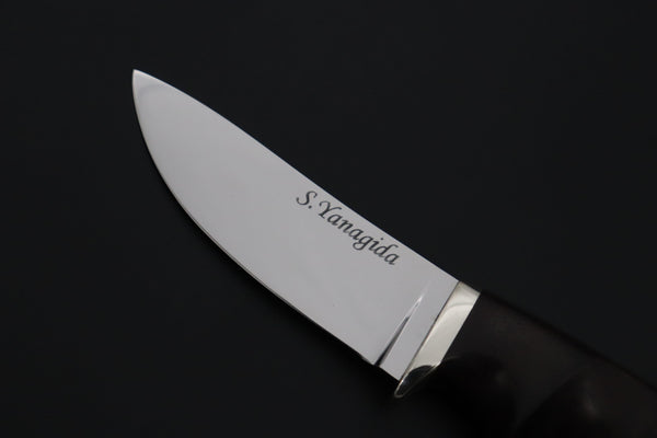Seiji Yanagida YS-46 Custom Outdoor Stubby V (ZDP-189 Mono Steel) - japaneseknifedirect.mom