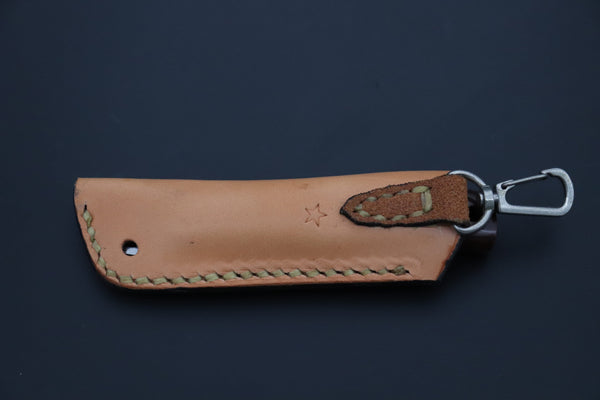 Seiji Yanagida YS-49-1 Custom Higonokami Folder (Desert Ironwood Handle) - japaneseknifedirect.mom