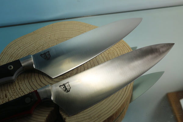 Takumi Ichikawa Custom Kitchen Knife TI-10 Gyuto 200mm (8 Inch), Unique Handle