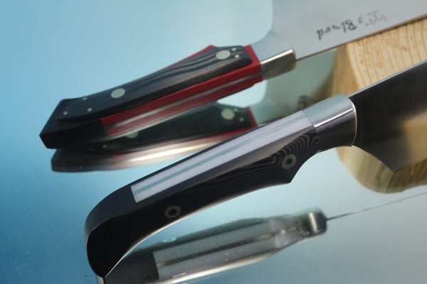 Takumi Ichikawa Custom Kitchen Knife TI-10 Gyuto 200mm (8 Inch), Unique Handle