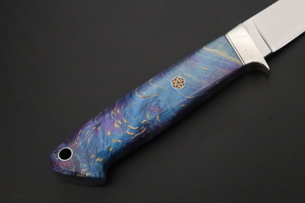 Tomoyoshi Arakawa TA-24 ZDP-189 / ATS-34 San-Mai Petit Hunter - japaneseknifedirect.mom
