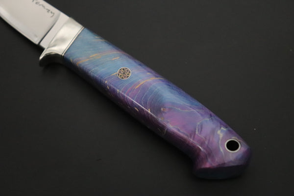 Tomoyoshi Arakawa TA-24 ZDP-189 / ATS-34 San-Mai Petit Hunter - japaneseknifedirect.mom