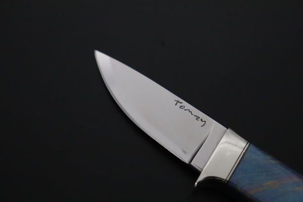 Tomoyoshi Arakawa TA-24 ZDP-189 / ATS-34 San-Mai Petit Hunter - japaneseknifedirect.mom