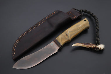 Toshiyuki Takahashi TT-6 “Wild Dream Hunter VI"(Copper-Brown D-2 Edition) - japaneseknifedirect.mom