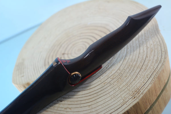 Yukio Nibe  R5-28  Tanto made from Antique Japanese Sword steel  (Zanketsuko 残欠鋼)