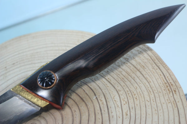 Yukio Nibe  R5-28  Tanto made from Antique Japanese Sword steel  (Zanketsuko 残欠鋼)
