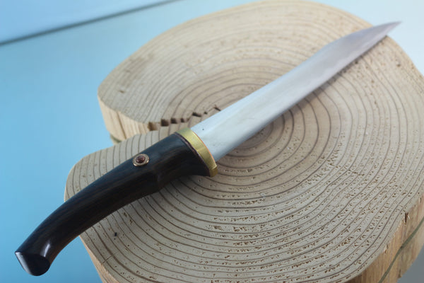 Yukio Nibe  R5-39  Tanto made from Antique Japanese Sword steel  (Zanketsuko 残欠鋼)