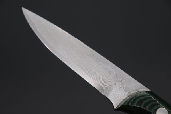 Yuta Katayama YK-8 Stream River Utility (Green Linen Micarta Handle)