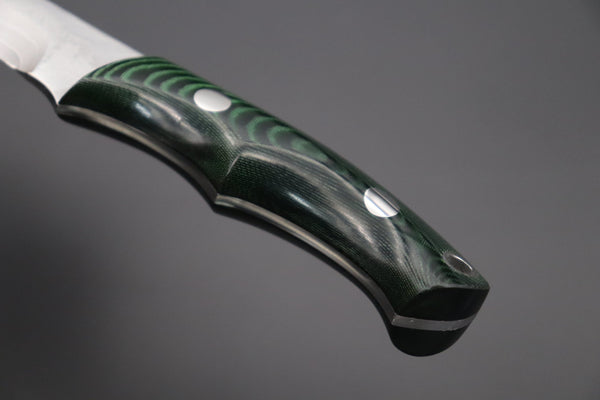 Yuta Katayama YK-8 Stream River Utility (Green Linen Micarta Handle)
