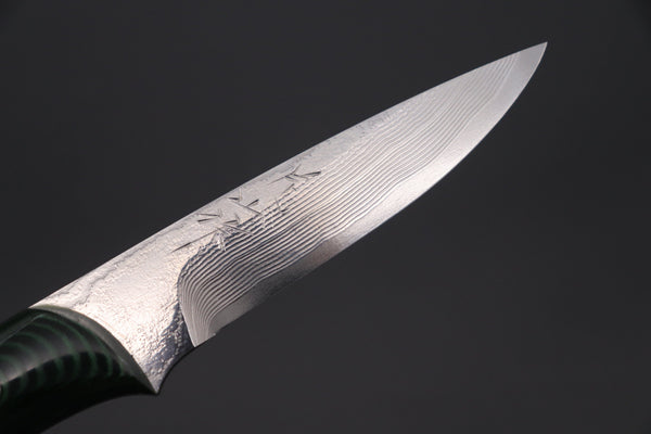 Yuta Katayama YK-8 Stream River Utility (Green Linen Micarta Handle)