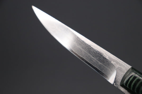 Yuta Katayama YK-9 Stream River Utility II (Green Linen Micarta Handle)