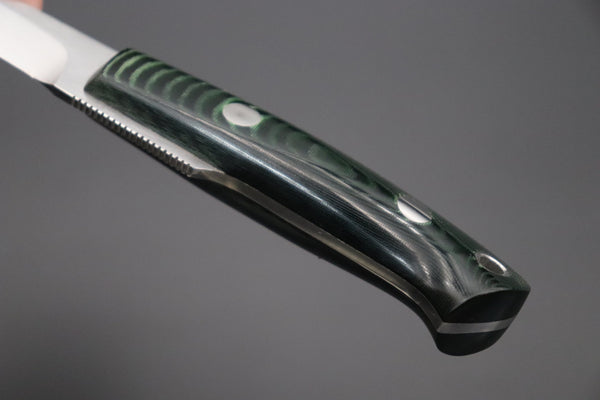 Yuta Katayama YK-9 Stream River Utility II (Green Linen Micarta Handle)