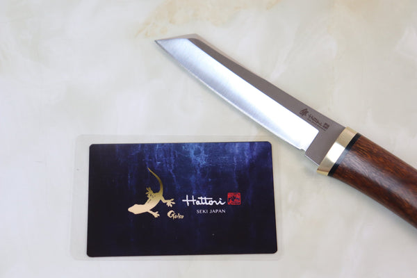 Hattori 傘 SAN-GECKO Limited Edition GECKO-05E Classic Tanto (Desert Ironwood Handle)