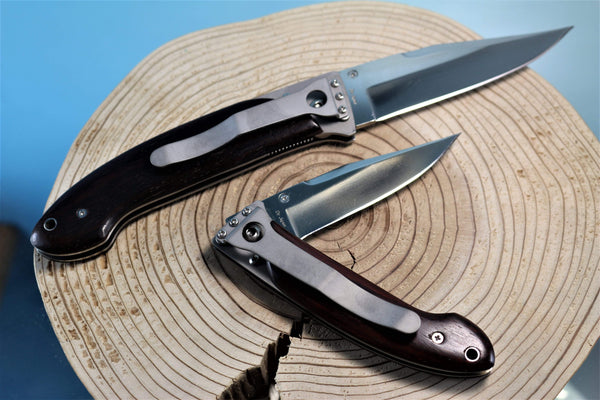 Bob Lum Encounter SC-106 and Little Encounter SC-106S Cocobolo wood Handle