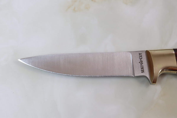 Bob Lum Hunter SC-122 Trout and Bird "Cocobolo Wood Handle" - japaneseknifedirect.mom