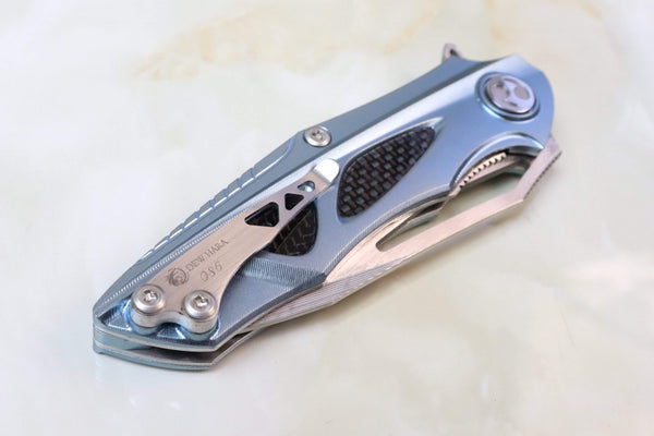 Dew Hara DH-130B "NOAH BLUE SKY" - japaneseknifedirect.mom